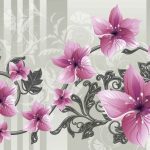 φωτοταπετσαρια τοιχου λουλουδια 1204