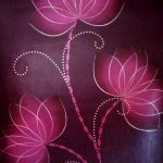 ταπετσαρια τοιχου 3D λουλουδια 93652