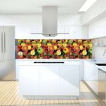 3D PVC panel κουζινας φρουτα 4607