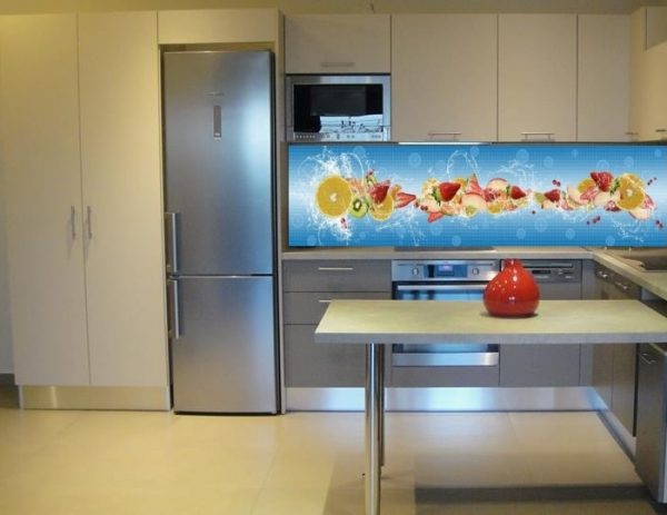 3D PVC panel κουζινας φρουτα 4683