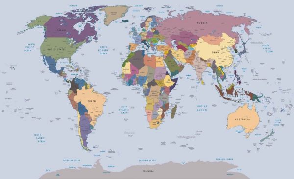 φωτοταπετσαρια παγκοσμιος χαρτης 2142