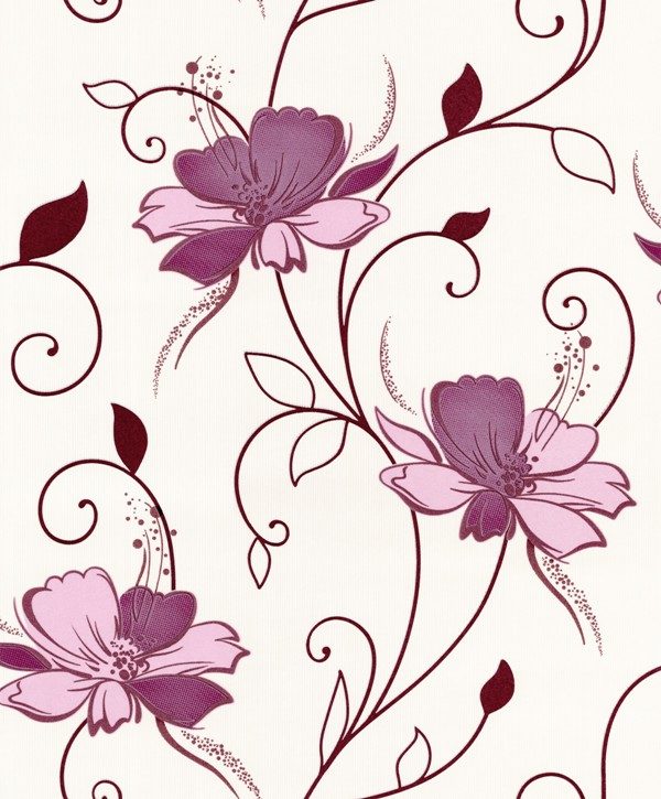 ταπετσαρια τοιχου λουλουδια 1002-56