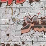ταπετσαρια τοιχου graffiti 8003-09