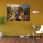φωτοταπετσαρια τοιχου ελεφαντας 1-2671