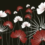 φωτοταπετσαρια τοιχου λουλουδια MS0156