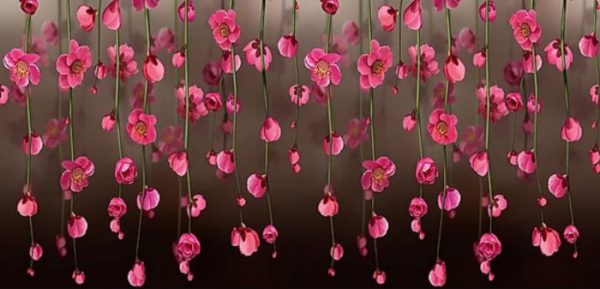 φωτοταπετσαρια τοιχου λουλουδια PR12-21