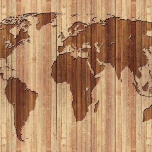 2156 φωτοταπετσαρια παγκοσμιος χαρτης ξυλο